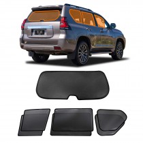 Window Sun Shades for Toyota Prado 150 Series Non-Spare Wheel On Tailgate 2009-2024 Car Custom Rear Windscreen Shade Blind Mesh