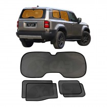 Window Sun Shades for Toyota Prado 250 With-Rear-View Mirror Camera 2024-Onwards Car UV Protection Windscreen Blind Mesh