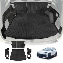 Boot Liner Kick Mats for Toyota Rav4 6th 2026-Onwards with Boot Side Speaker All Weather Heavy Duty Cargo Car Seat Side Trunk Protector