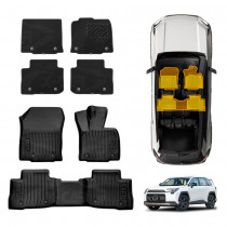 Premium Floor Mats for Toyota Rav4 Rav 4 6th 2026-Onwards Heavy Duty All Weather Double Layer TPE Carpet Car Interior Liner Set