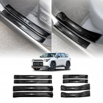 Door Entry Sill Guard Protector Set for Toyota RAV4 6th Gen 2026-Onwards Side Step Panel Covers Scratch Protection Trim Accessories