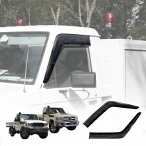 Weathershields for Toyota LandCruiser 70/76/78/79 2007-Onwards Series Car Weather Shields Wind Deflectors Window Sun Visor Set of 2 Pcs