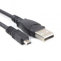 UC-E6 Mini 8 Pin USB Data Cable Cord for Nikon Coolpix L23