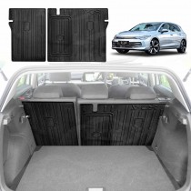 Back Seat Protector for Volkswagen VW Golf MK7 MK7.5 MK8 2013-Onwards All Weather Heavy Duty Car Seat Kick Mats Cover