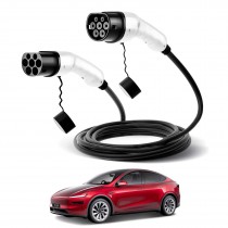 Type 2 to Type 2 EV Charger for Tesla Model Y L 6-Seat 2026-Onwards 5 Meter 7kw Charging Cable