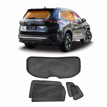 Window Sun Shades for Nissan X-trail Xtrail T33 2022-Onwards No Rear Mirror Camera Car UV Protection Windscreen Blind Mesh