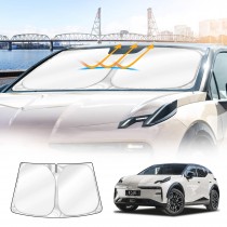 WindScreen Sun Shade for Zeekr X 2024-Onwards Blocks UV Rays Foldable Custom Wind Screen Sun Visor Protector