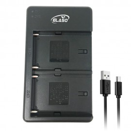 USB Dual Charger for CCD-RV100 Battery
