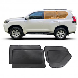 Rear Port Window Sun Shades for Toyota Prado 150 Series 2009-2024 UV Protection Car Sunshade Blind Mesh