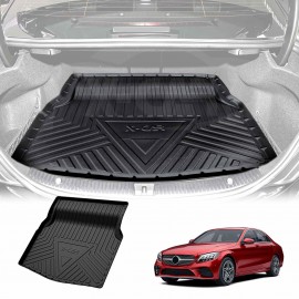 Boot Liner for Mercedes-Benz C-Class Sedan 2014-2021 Heavy Duty Cargo Trunk Mat Luggage Tray