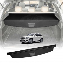 Retractable Cargo Cover for Mercedes-Benz GLC 2015-2022 Rear Rack Partition Shelter Canvas Trunk Luggage Security Shield Shade