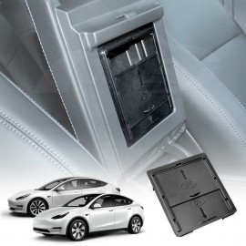 Centre Console Organizer for Tesla Model 3 2017-2023 Model Y 2021-2024 Armrest Hidden Storage Box