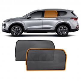 Rear Window Sun Shade for Hyundai Santa Fe 2018-2023 Magnetic Car Sun Blind Mesh