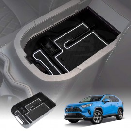 Centre Console Armrest Organizer Tray for Toyota RAV4 2019-2024 Storage Box Accessories