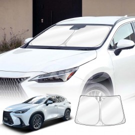 WindScreen Sun Shade for Lexus NX Series NX250 NX350 NX350h NX450h 2022-2025 Blocks UV Rays Foldable Custom Wind Screen Sun Visor Protector