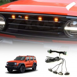 Front Grille LED Lights For GWM Tank 300 2023-2025 Grill Raptor LED Decoration Modification Accessories