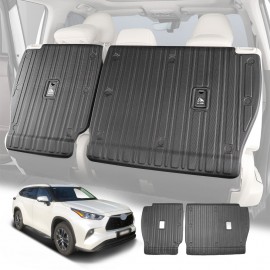Back Seat Protector for Toyota Kluger 2021-2025 Heavy Duty Car Seats Kick Mats Cover