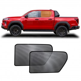 Rear Window Sun Shades for Toyota Hilux Double Cab 2026-Onwards Car UV Protection Custom Car Sunshade Blind Mesh