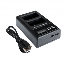 External USB Dual Battery Charger for Nikon EN-EL25 Camera