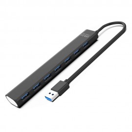 Multi USB 3.0 Hub 7 Port High Speed 5Gbps Slim Compact Expansion Smart Splitter Extender