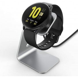 Aluminium Silver Wireless Charger Stand for Samsung Galaxy Watch 3 41mm