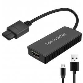 N64 to HDMI Converter Adapter Cable for Nintendo 64 and SNES, Support 1080P/720P, No Need to Install Drivers, Plug and Play