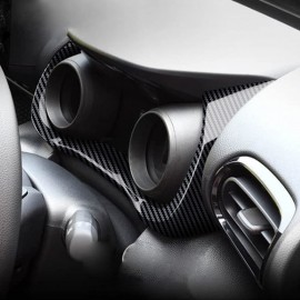 Carbon Fiber Style Car Dashboard Panel Trim Cover for Toyota Yaris/Yaris Cross 2020-2024