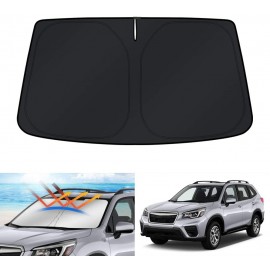 WindScreen Sun Shade for Subaru Forester 2019-2024 Blocks UV Rays Sun Visor Protector Foldable Sunshade