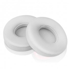 White Replacement Cushions Ear Pads for Beats Dr Dre Solo 2.0 Wired Headphone