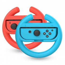 2 Pack Steering Racing Wheel Controller Grip for Nintendo Switch Joy-Con 