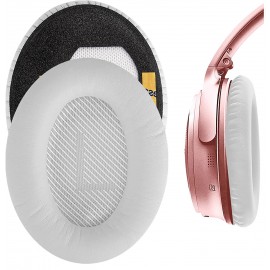 White Replacement Ear Pads Cushions for Bose QuietComfort 45 QC45 Headphone
