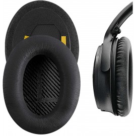 Black Replacement Ear Pads Cushions for Bose QuietComfort 45 QC45 Headphone