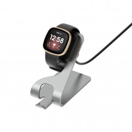 Aluminium Wireless Charger Stand Cradle for Fitbit Versa 3 Smartwatch