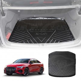 Boot Liner for Audi A3 S3 RS3 Sedan 2013-Onwards Heavy Duty Cargo Trunk Mat Luggage Tray