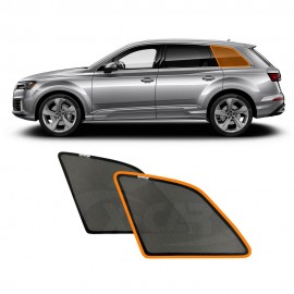 Port Window Sun Shade for Audi Q7 SQ7 2015-2024 Car Sun Blind Mesh Third Row Window