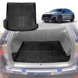 Boot Liner for Audi Q8 SQ8 RS Q8 2018-Onwards Heavy Duty Cargo Trunk Mat Luggage Tray