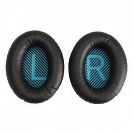 Black Replacement Ear Pads Cushions for Bose QuietComfort 2 QC2 15 QC15 25 QC25 SoundLink Around-Ear II 2 AE2 AE2i AE2w SoundTrue Around-Ear II Wireless Headphones