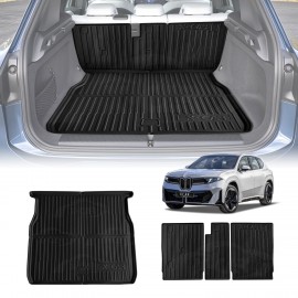Boot Liner Back Seat Protector for BMW iX3 NA5 Series 2026-Onwards All Weather Heavy Duty Cargo Car Trunk Kick Mats