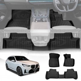 3D Floor Mats for BMW X3 G45 30e xDrive PHEV 2024-Onwards Heavy Duty All Weather Car Mats Carpet Liner Set Car Accessories