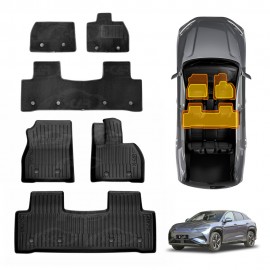 Premium Floor Mats for BYD SEALION 7 SEALION7 2025-Onwards Heavy Duty All Weather Double Layer TPE Carpet Car Interior Liner Set