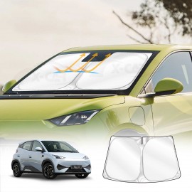 WindScreen Sun Shade for BYD ATTO1 ATTO 1 Hatch 2025-Onwards Blocks UV Rays Sun Visor Protector Foldable Front Sunshade