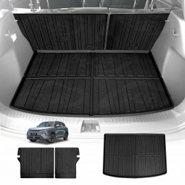 Boot Liner Kick Mats Set for BYD Atto 2 Atto2 2025-Onwards All Weather Heavy Duty Cargo Car Trunk Back Seat Protector