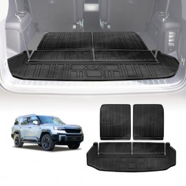 Boot Liners for DENZA B8 7-Seater 2026-Onwards All Weather Heavy Duty Cargo Trunk Mat Luggage Tray Car Accessories 3 Pcs Set