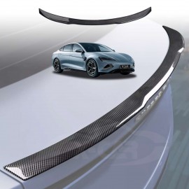 Sporty Carbon Fiber Style Spoiler for BYD Seal 2023-2025 Rear Trunk Wing Lip Tail Performance Upgrade