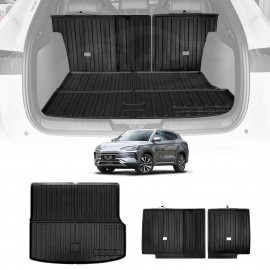 Boot Liner Back Seat Protector for BYD SEALION 6 SEALION6 2024-Onwards All Weather Heavy Duty Cargo Car Trunk Kick Mats