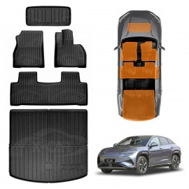 3D Floor Mats Boot Liner for BYD SEALION 7 SEALION7 2025-Onwards All Weather Heavy Duty Cargo Car Front Trunk Luggage Tray