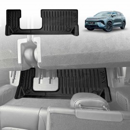 3D Third Row Seat Floor Mat for BYD SEALION 8 SEALION8 2026-Onwards Heavy Duty All Weather Car Mats Liner