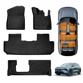 3D Floor Mats Set for BYD SEALION 8 SEALION8 2026-Onwards Heavy Duty All Weather Front Rear Car Mats Liner