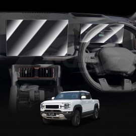 Tempered Glass Dash Center Console Screen Protector for BYD Shark 6 2024-Onwards Touchscreen Anti-Scratch Cover Accessories