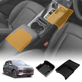 Centre Console Organizer Set for Chery Tiggo 4 Pro 2024-Onwards Armrest Tray Storage Box Interior Accessories